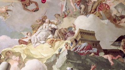 Apotheosis of the Spanish Monarchy (detail) by Giovanni Battista Tiepolo